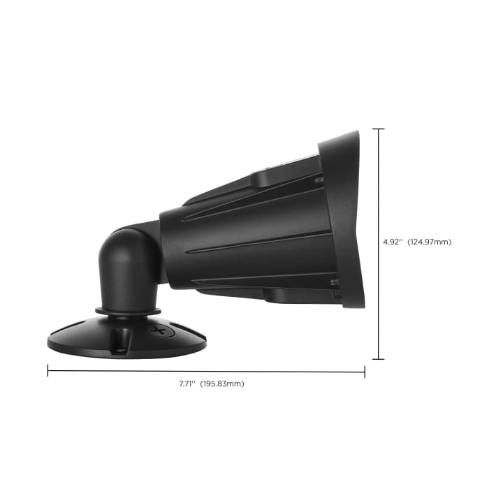 Black LED Flood Light 25/20/15 Watt ; 3K/4K/5K CCT; NEMA 4; 120-347V w/ Photoeye - Satco