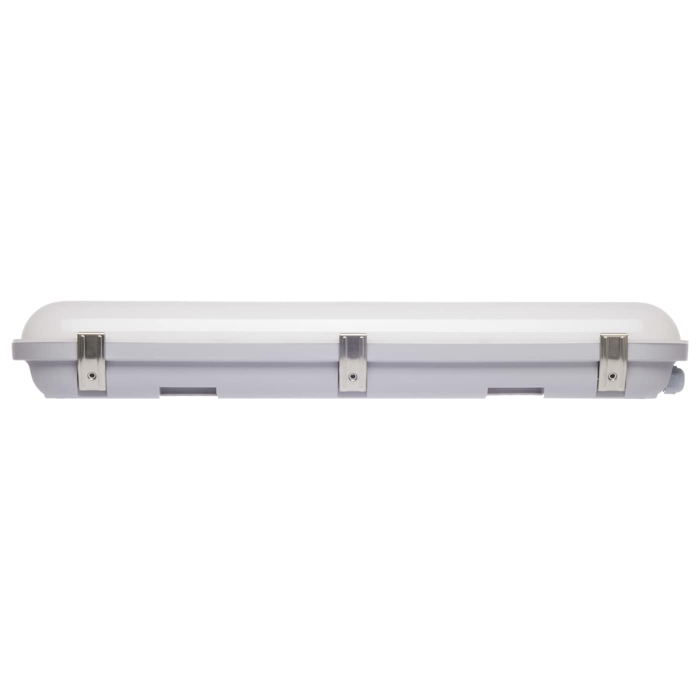 Satco LED 20W vapor-proof fixture with emergency battery, CCT selectable, 2-foot LED lighting fixture for commercial or industrial use