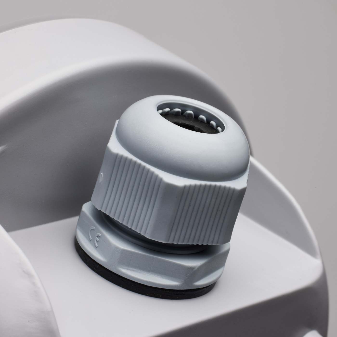 Satco LED 4-foot vapor-proof fixture with emergency battery and CCT selectable lighting, designed for durable indoor use.