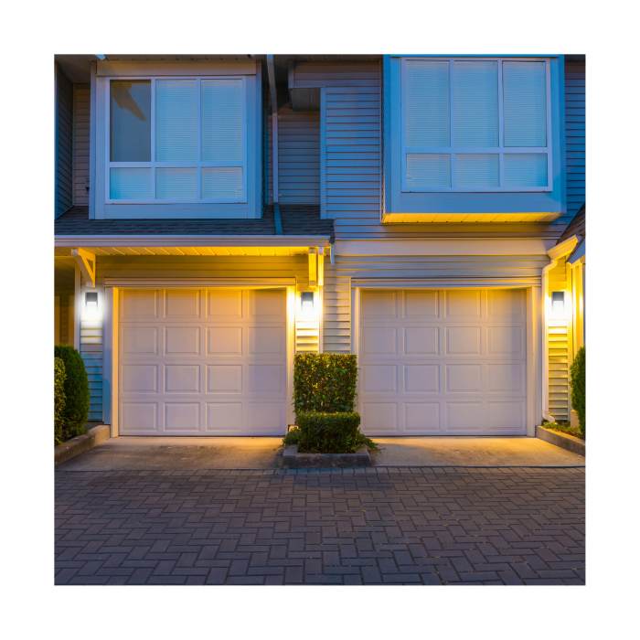 LED White Entryway Wall Pack; 10/15/20 Wattage Selectable; 30K/40K/50K CCT; w/ Photoeye