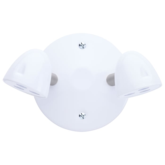 Remote Emergency Light; Chicago Approved; White Housing; Dual Head; 6 Vdc 3.0 W - Satco