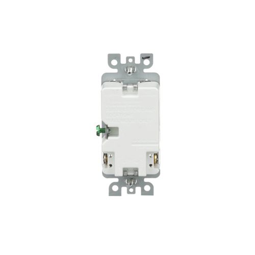 Cooper LED step light with white finish, vertical and horizontal louvered faceplates, 15A, 120V for indoor lighting.