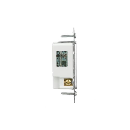 White LED step light with vertical and horizontal louvered faceplates, 15A, 120V, designed for interior lighting by Cooper.