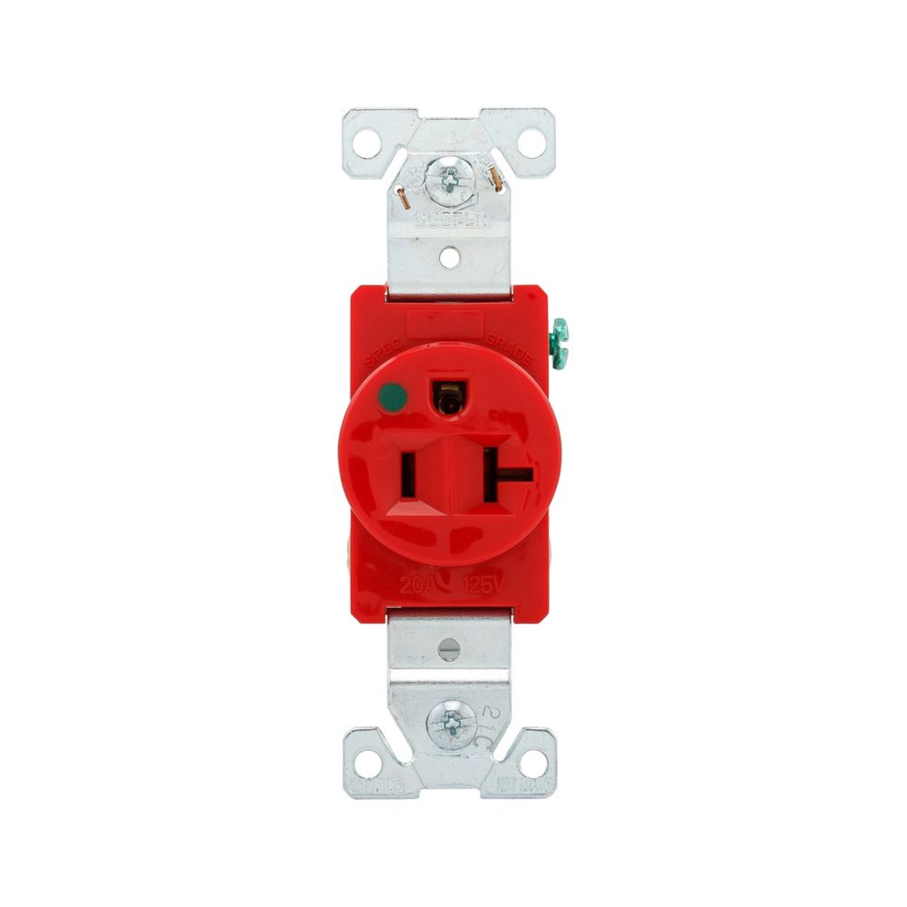 Eaton Extra Heavy-Duty Hospital Grade 20 AMP Single 