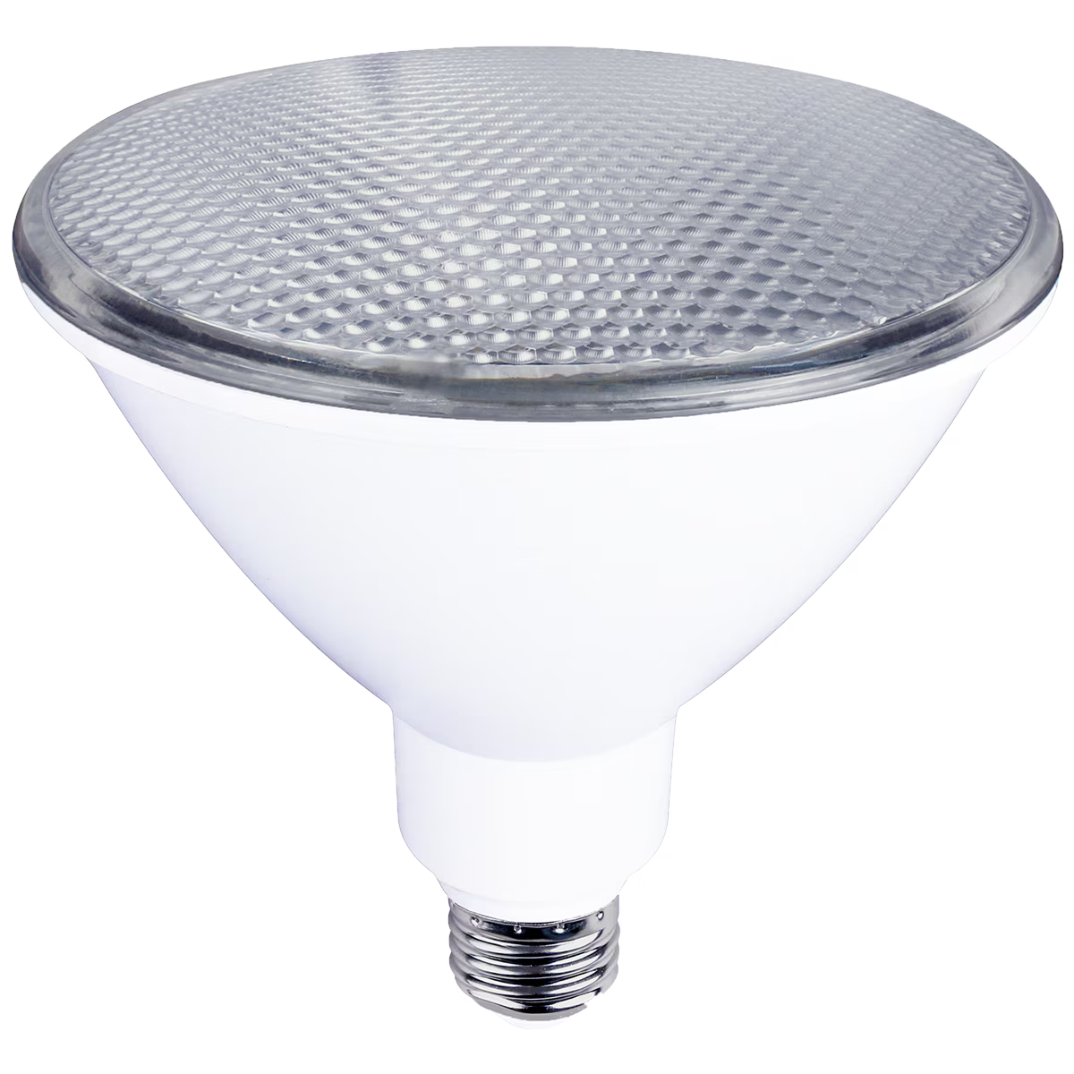 Eiko LED PAR38 flood bulb, 14W, 1200 lumens, 40° beam, dimmable, 90+ CRI, 4000K, E26 base, energy-efficient lighting