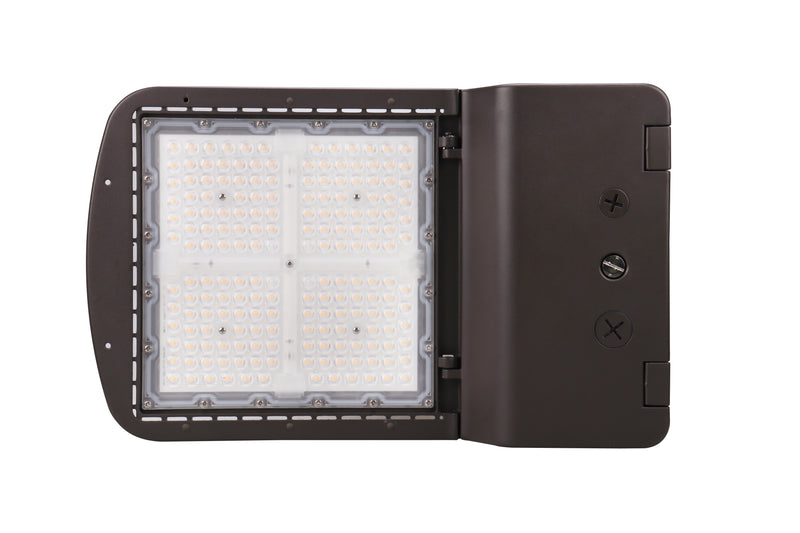 LED Area Light, 150W, 5000K, Type 5 Lens, 120-277V, Dimming, Bronze - Green Lighting Wholesale, INC