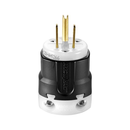 Eaton Arrow Hart Ultra Grip 15A Straight Blade Plug, #18 - #12 AWG, Industrial, 125V