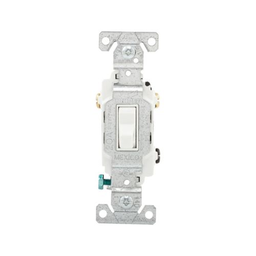 Eaton Commercial Grade 20A 3-Way Toggle Switch 