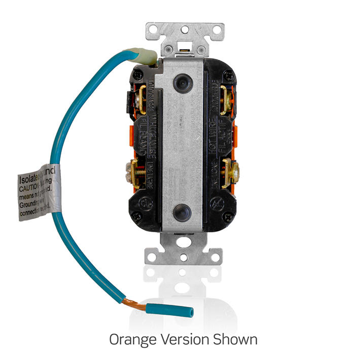 15 Amp SmartlockPro Isolated Ground GFCI Receptacle/Outlet