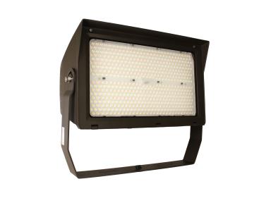 LED Adjustable Beam Flood, 210/250/320W, 120-277V, CCT, Bronze-Yoke Mount