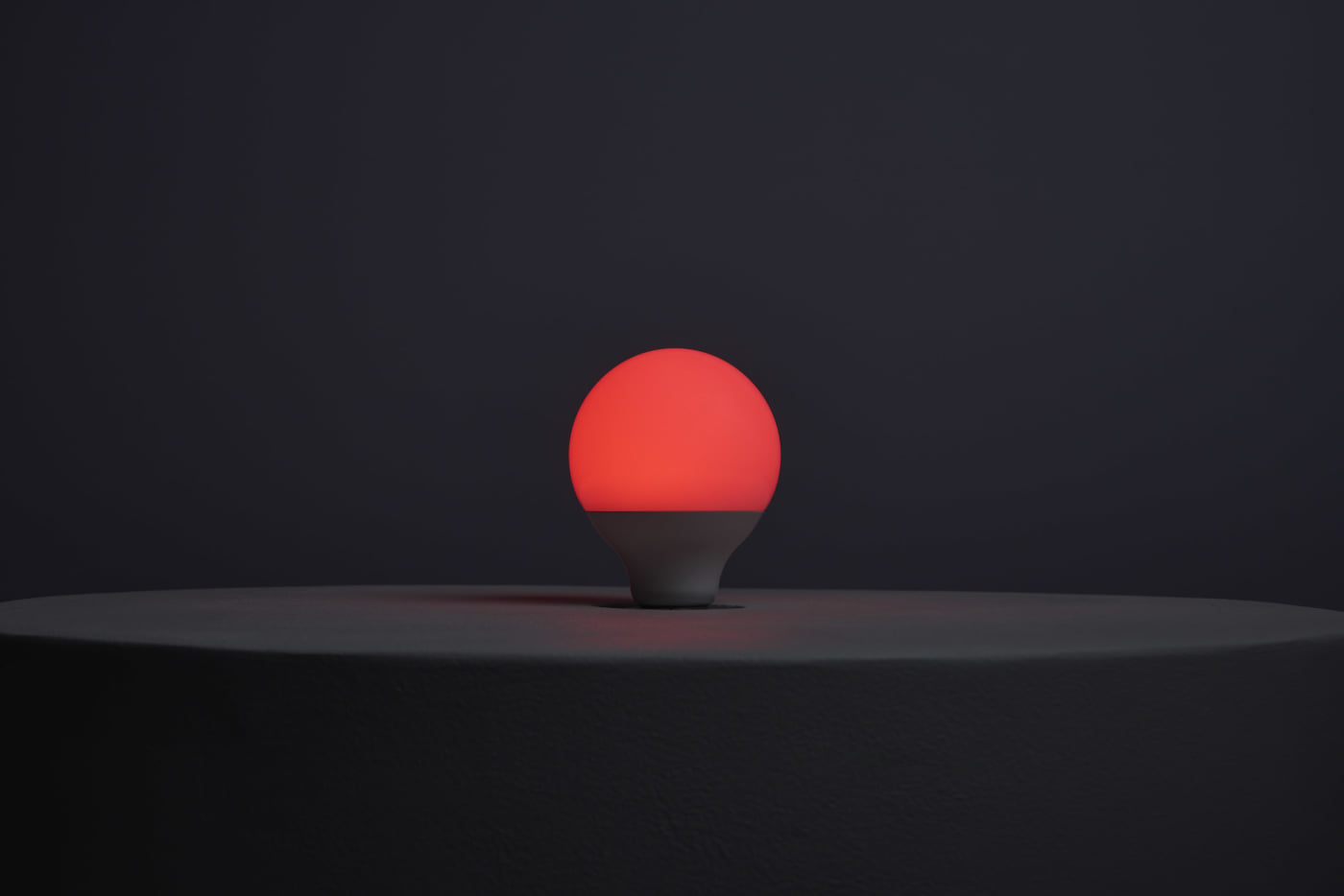 Satco LED RGB G25 light bulb, 10W, medium base, adjustable 2700K-5000K, RGBTW, 120V, energy-efficient indoor lighting