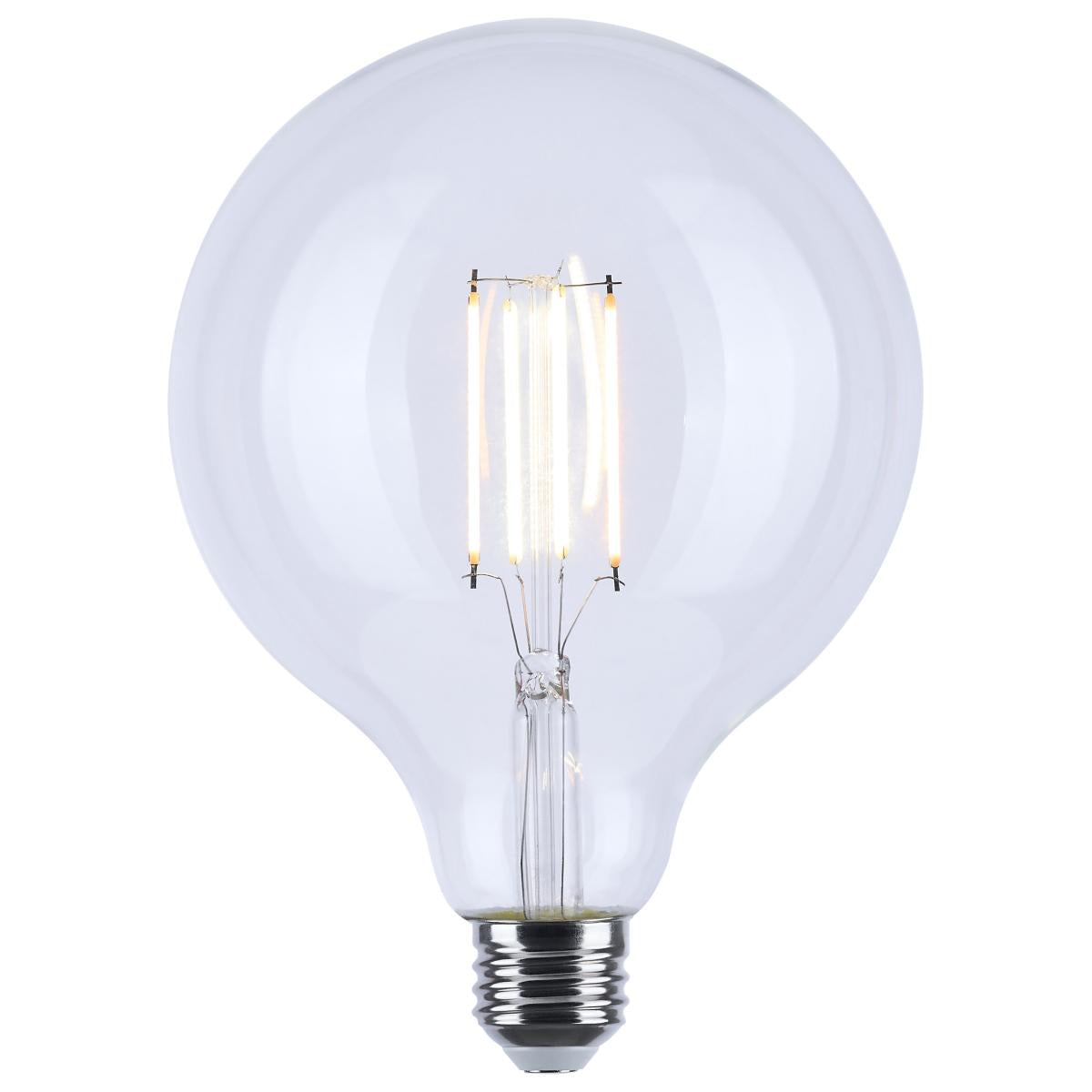 LED Warm Dimming G40 Lamp; 3000K-2000K-Clear Finish