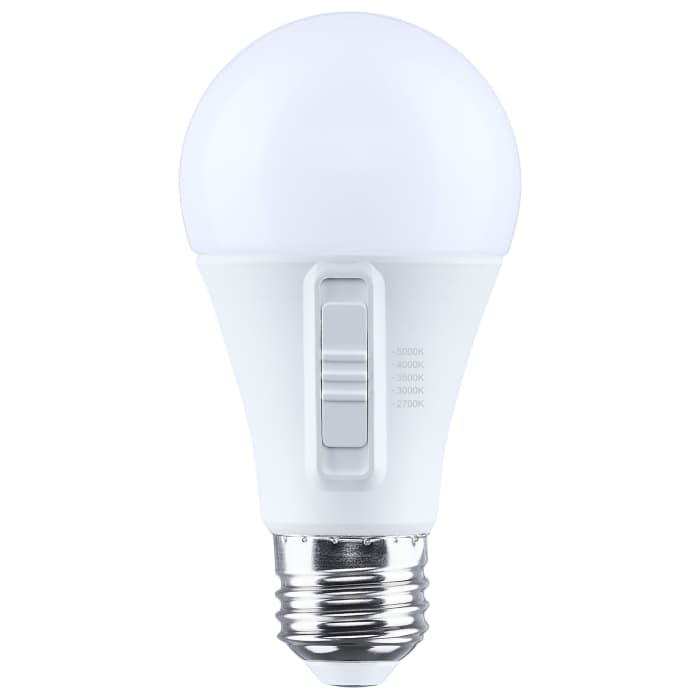 11.9 Watt A19 LED; 27K/30K/35K/40K/50K CCT; 90 CRI; Medium Base; Dimmable; 120 Volt - Satco