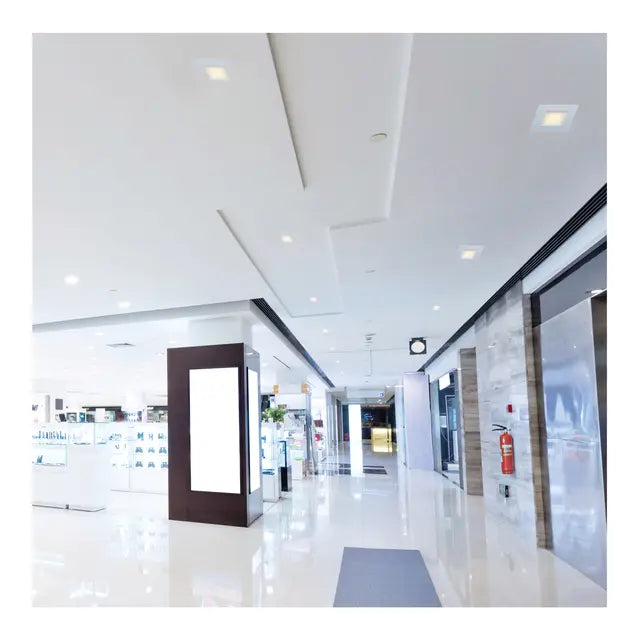 LED Square 18.5W 6-Inch Commercial Downlight in White