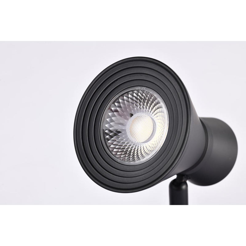 Matte Black 12 Watt LED Cinch Track Head; 3000K