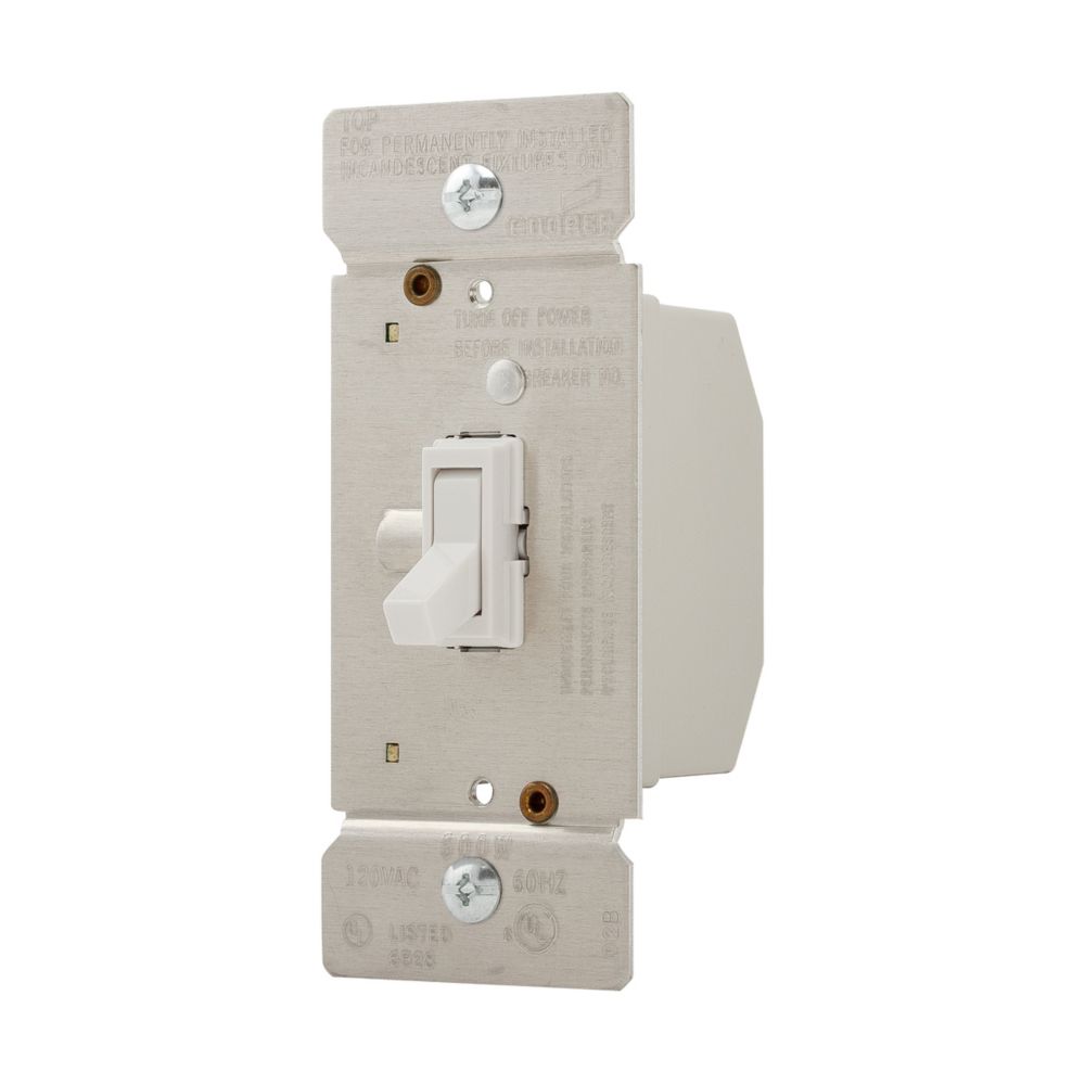 Cooper TI061-W Dimmer Toggle Sp/3W 600W 120V in White