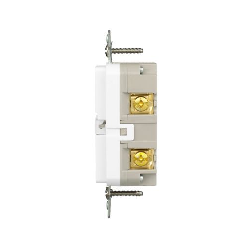Eaton Tamper and Weather-Resistant, Self-Test GFCI, 20A, 125V, White, Slim Design - Cooper