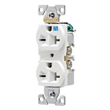 Eaton Heavy-Duty, Weather-Resistant Black 20AMP Duplex Receptacle-250V