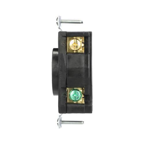 Eaton color-coded locking receptacle for industrial use, 20A, 480V, compatible with #14-8 AWG wiring, by Cooper.