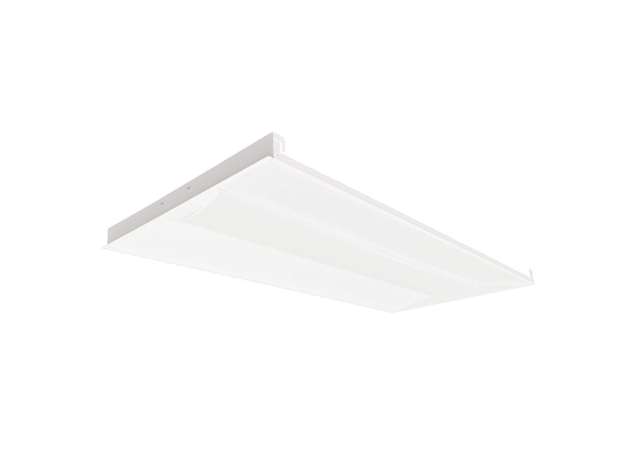 Eiko LED volumetric troffer 2x4 lighting fixture with PowerSet 90/75/65W for commercial indoor illumination.