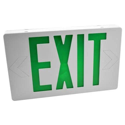 Green White Thermoplastic LED Exit Sign-BB