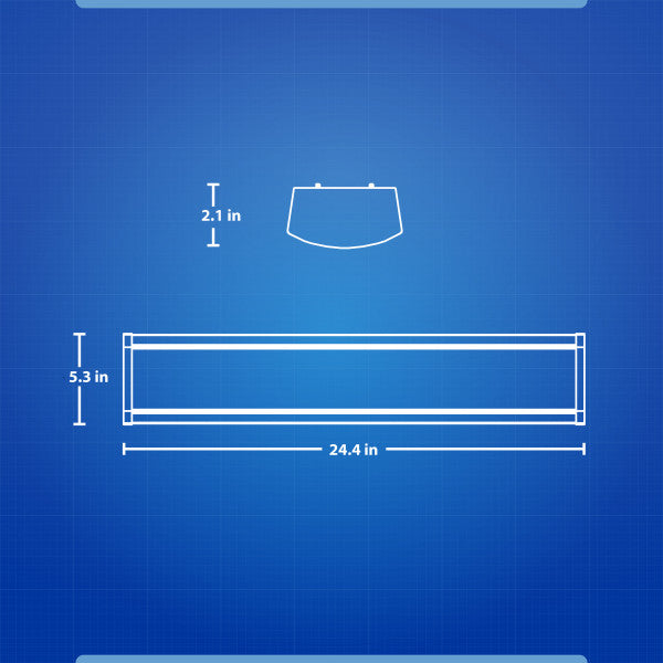 2 Foot Selectable LED Linear Wraparound Fixture