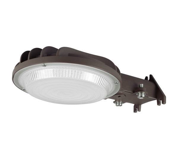 10-inch Compact LED Barn Light with Photocell in Bronze-6694 Lumens