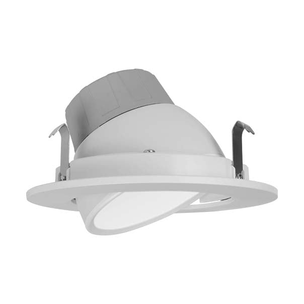 4 in. White Gimbal LED Recessed Downlight, CCT