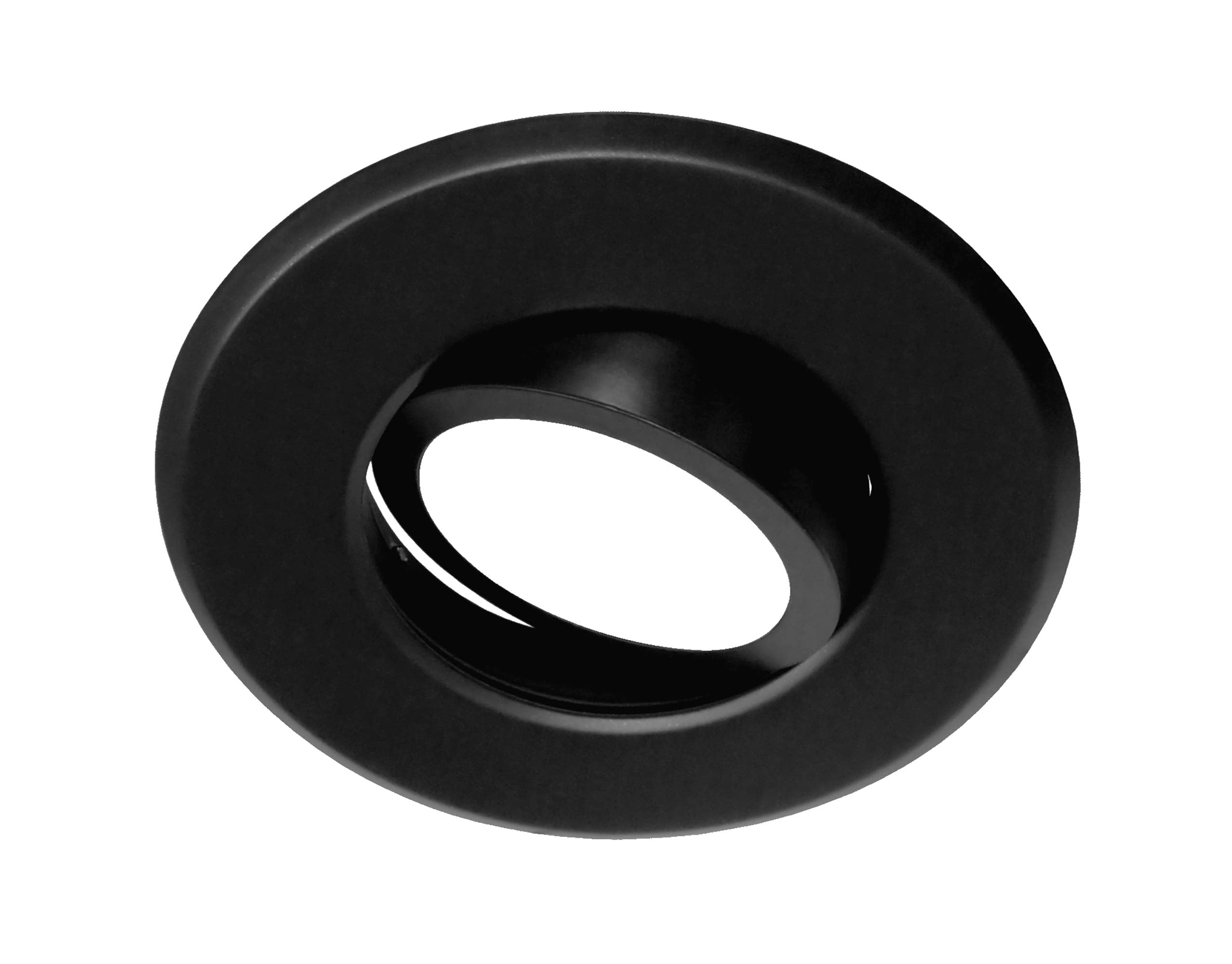 Nicor 5/6 in. LED Gimbal Downlight Retrofit Kit in black, 3000K, for recessed lighting, with adjustable gimbal and modern design.