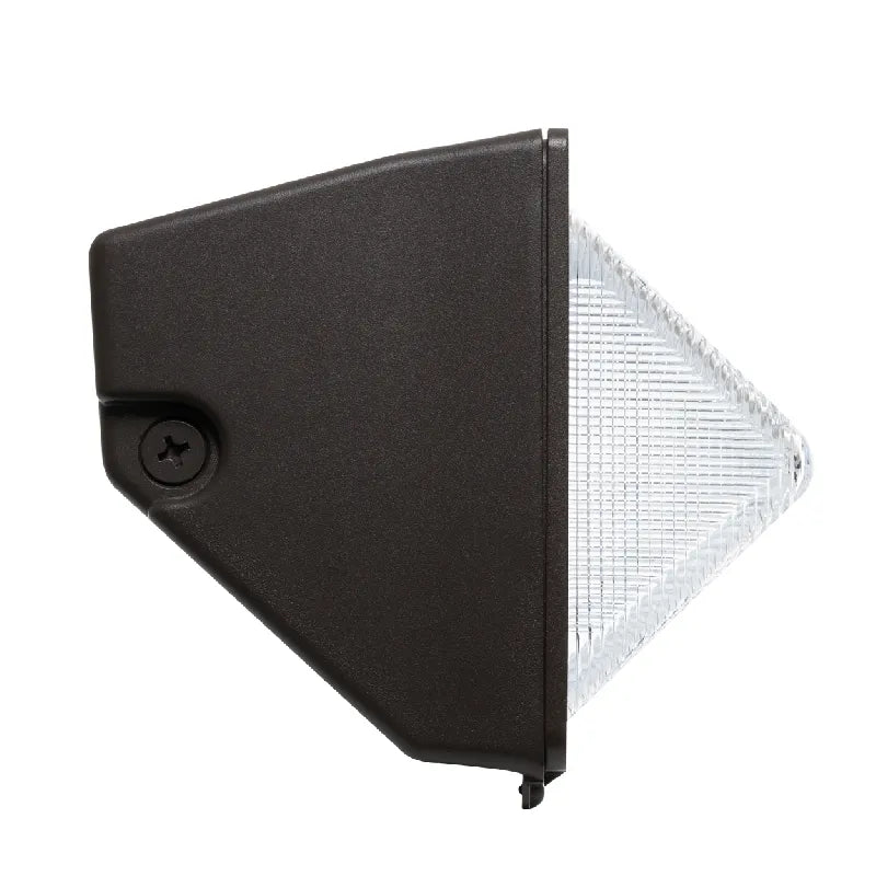 LED Small Bronze Cube Multi-Power Wallpack; 15-30 Watt