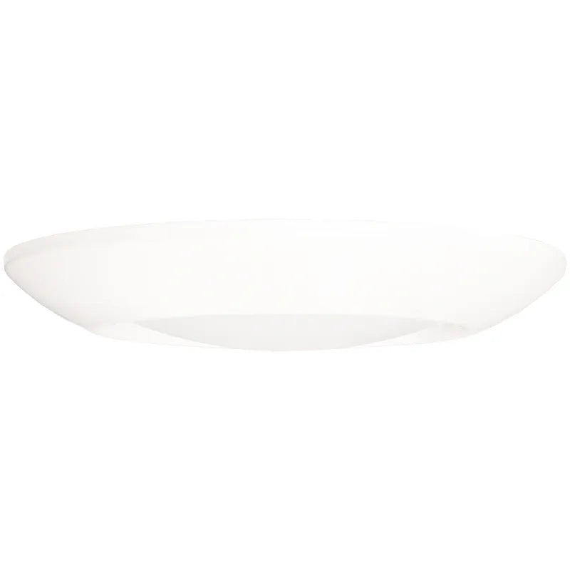 LED 6 Inch 15 Watt Smart RGB Disk Light in White