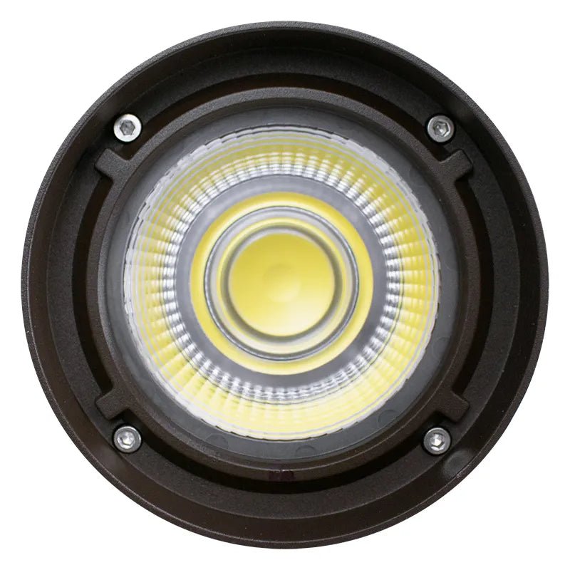 LED Flagpole Light in Bronze with Integrated Photocell, 10W/20W/30W, 3000K/4000K/5000K- 120/277V - Westgate lighting