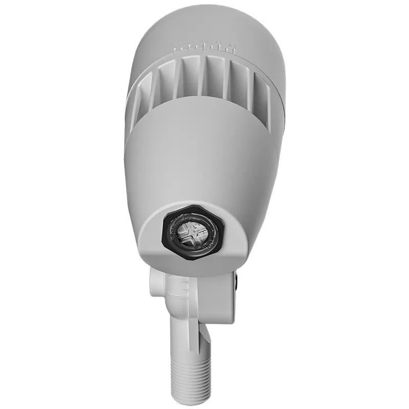 LED White Bullet Flood Light with Integrated Photocell