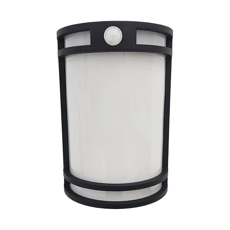 Outdoor/Indoor LED Decorative Wall Sconce w/ PIR Sensor in Black, 15W, CCT - Westgate