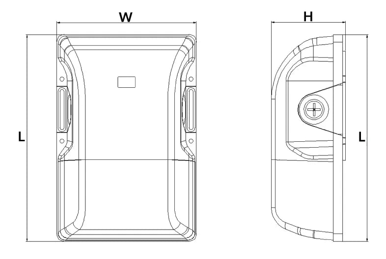 LED White Emergency Wallpack, Wattage and Color Select with EM Battery & Photocell- 120/277V - Westgate