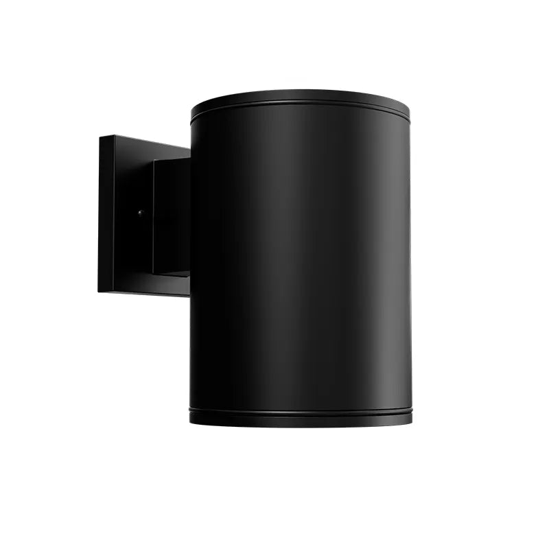 LED 6 Inch Black Wall Mount Cylinder Light, 20 Watt