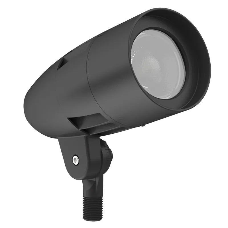 LED Flagpole Light in Black with Integrated Photocell, 10W/20W/30W, 3000K/4000K/5000K- 120/277V - Westgate lighting