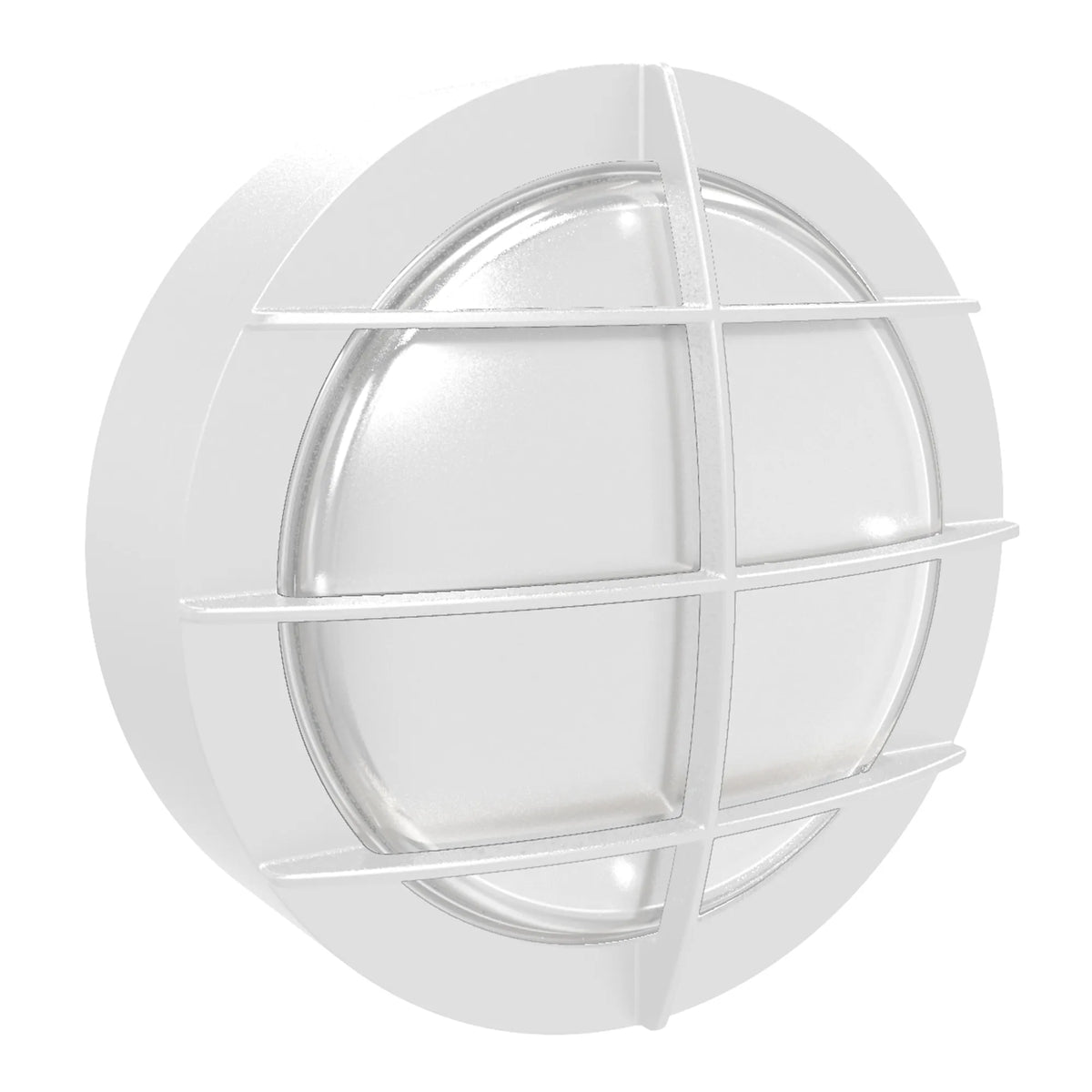 LED White Wattage & CCT Select Round Bulkhead with Photocell, 9W/12W/15W, 3000K/4000K/5000K - Westgate lighting