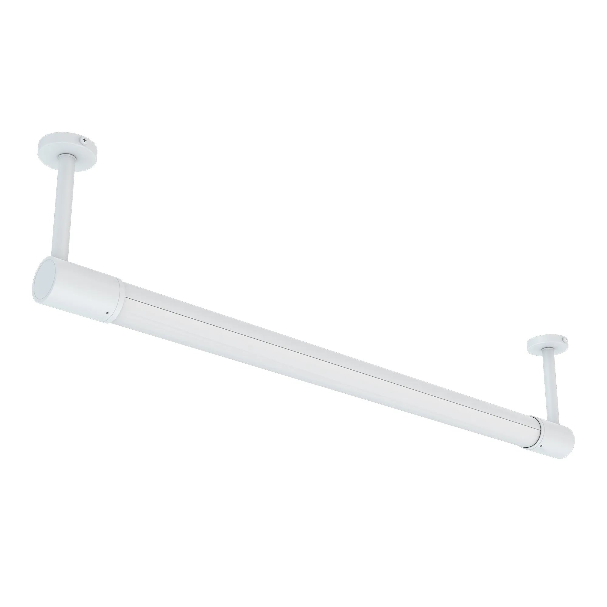 Westgate LED white 4ft tubular rotatable sign light with IP66 rating, 80-degree beam, mount canopy, and CCT adjustable feature.