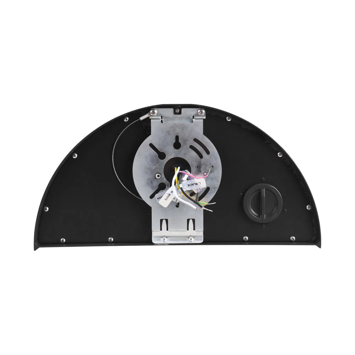 LED 40W RGB Half-Moon Wall Pack in Black with Bluetooth- 120/277V - Westgate