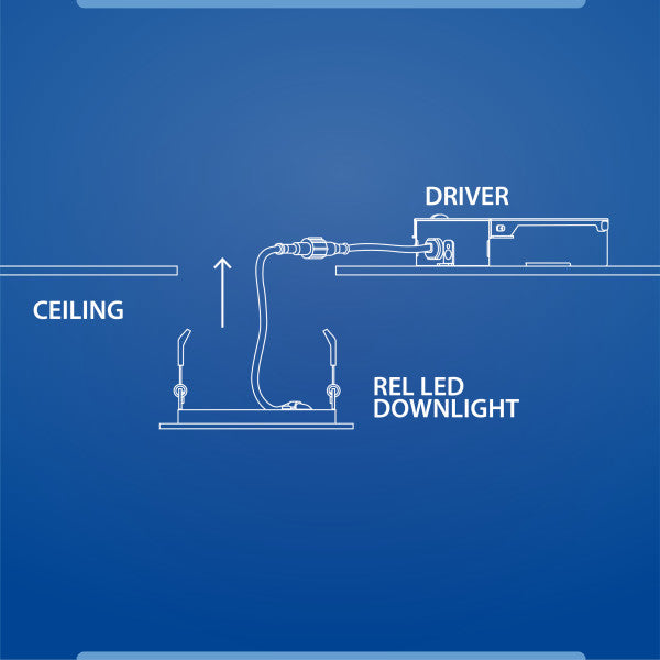 Selectable 8 in. Canless Black Remodel LED Downlight Kit