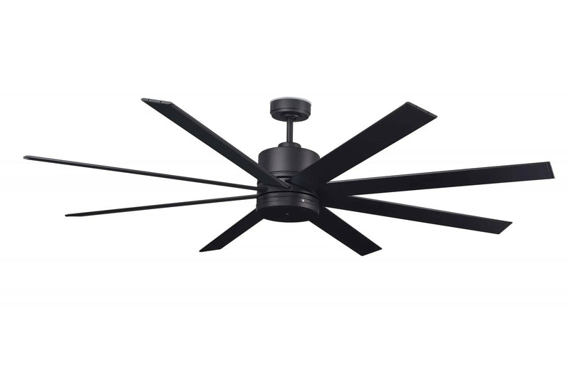 Black Arctic III 68" 8 Blade Indoor / Outdoor Ceiling Fan with Wall Control