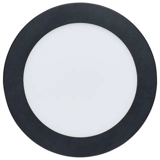 LED 6 Inch Black 11 Watt Canless Downlight; Remote Driver