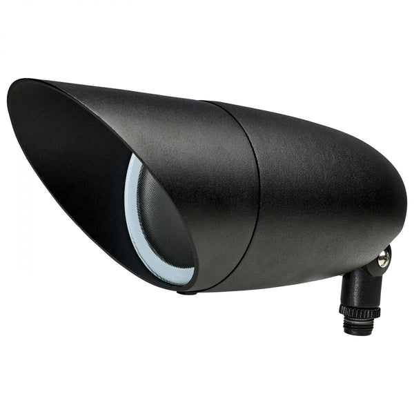 Matte Black LED Landscape Flood; 12 Watt; 3000K; 120 Volt - Green Lighting Wholesale, INC