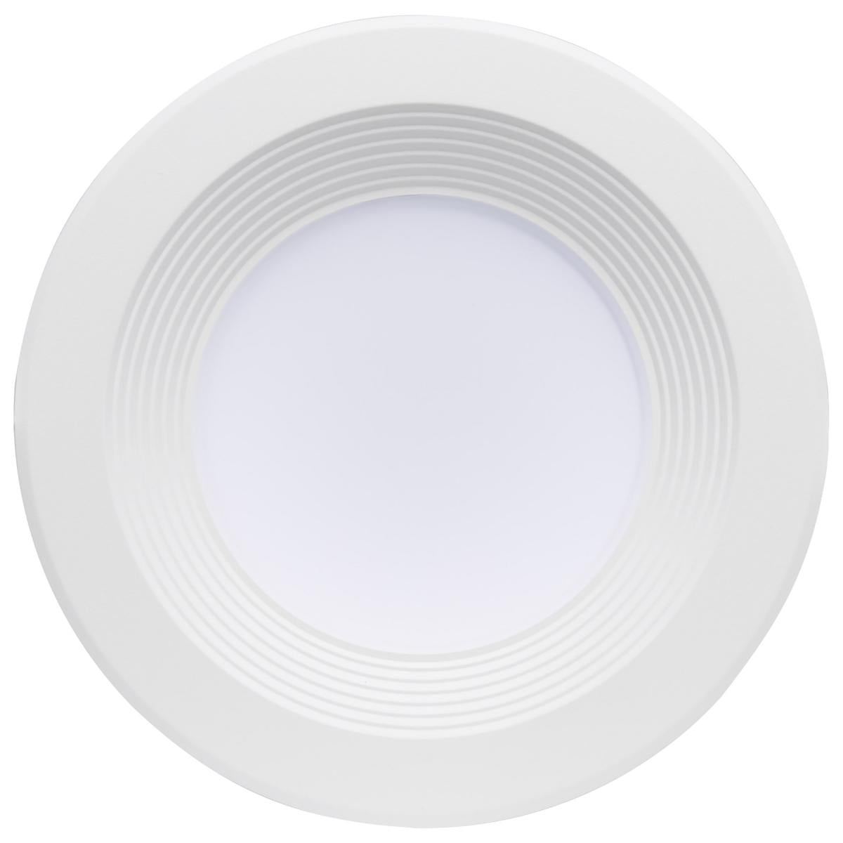 Satco 9 Watt LED canless downlight for ceilings, 5-6 inch, 2700K warm light, 620 lumens, energy-efficient LED fixture