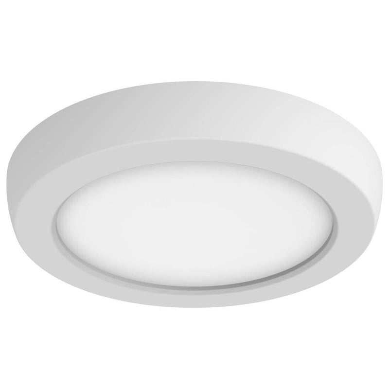 9W; 5in; LED Fixture; CCT Selectable; Round Shape; White