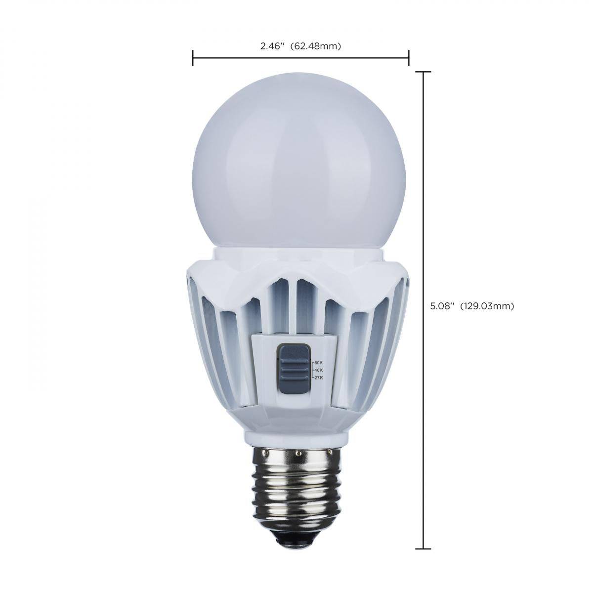 20 Watt LED A21; High Lumen Output; 27K/40K/50K CCT Selectable; Medium Base - Green Lighting Wholesale, INC