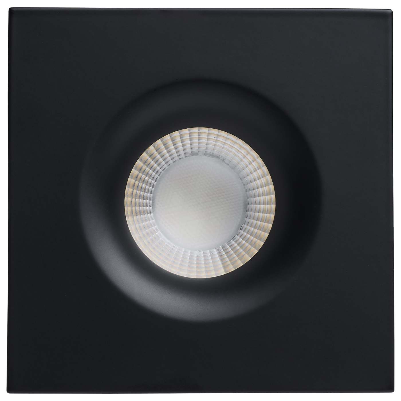 Black 4 Inch Square 10 Watt LED Canless Downlight