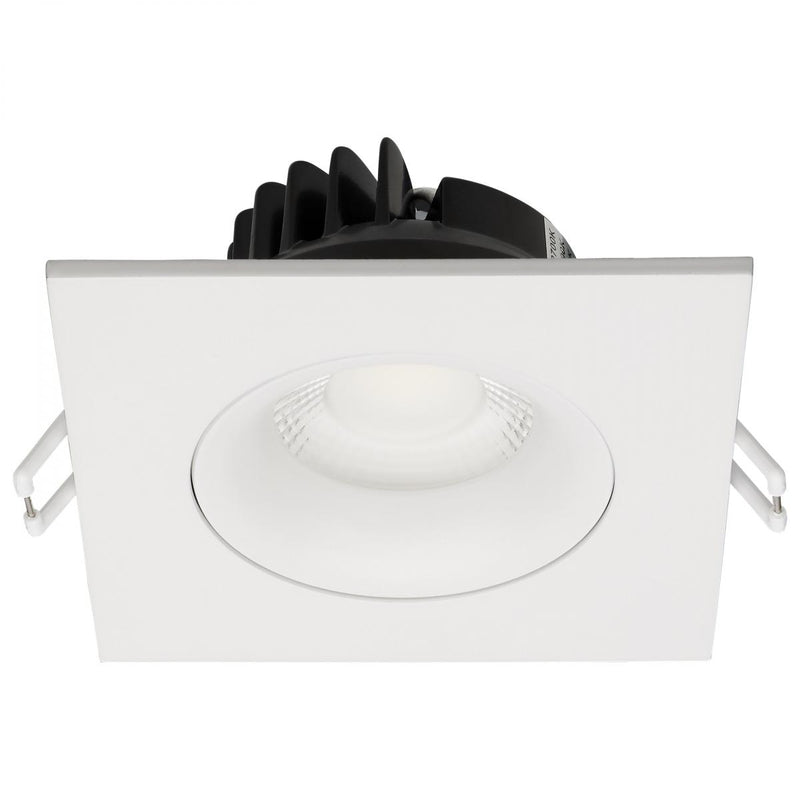 12 Watt LED Direct Wire Downlight; Gimbaled; 3.5 Inch; CCT 