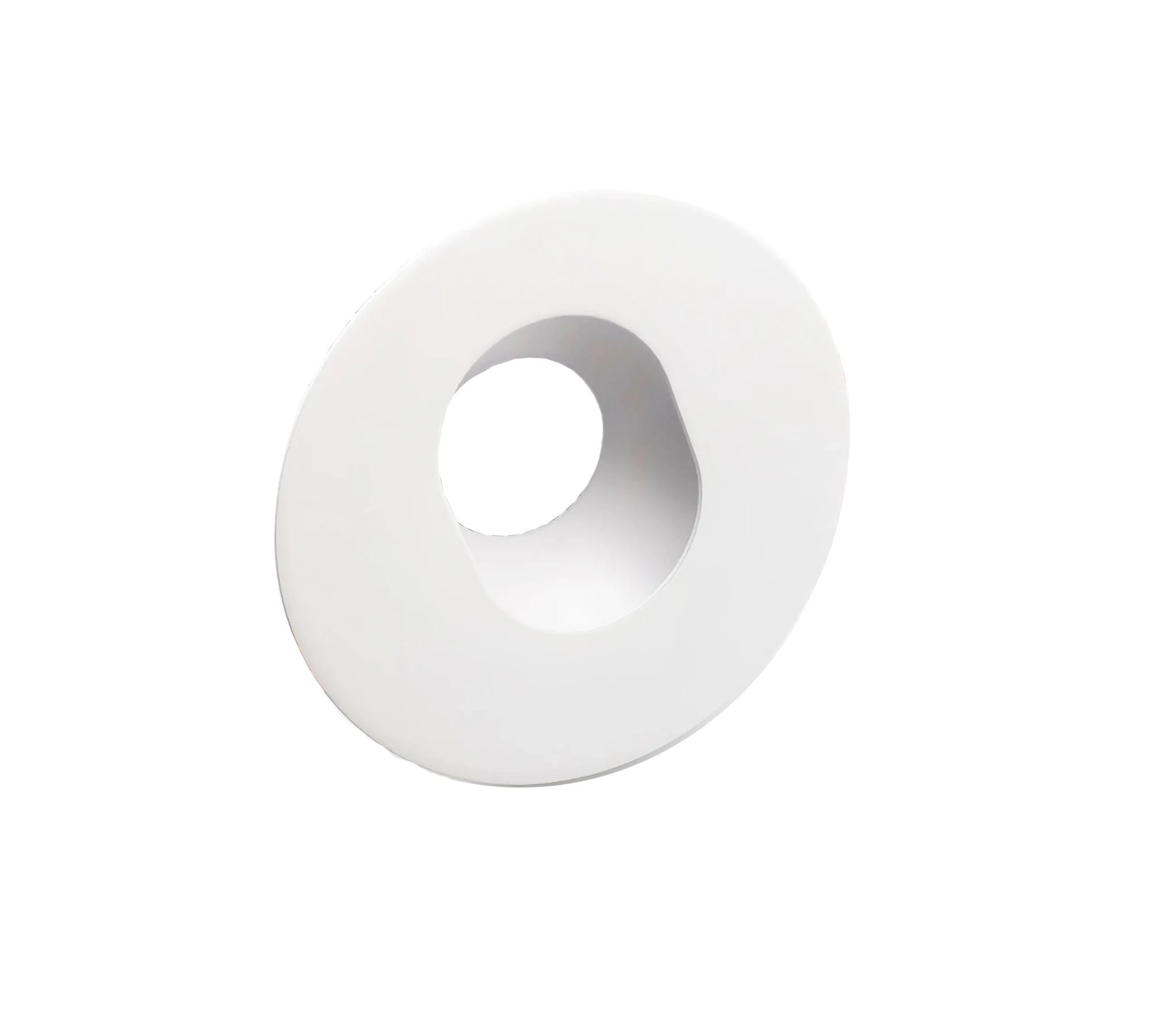 White LED 4-inch architectural canless ceiling light with slot trim, 10W, adjustable CCT by Westgate.